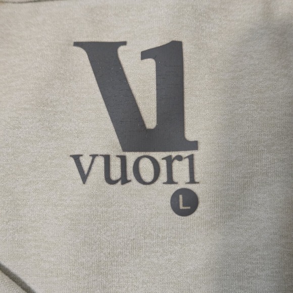 Vuori Ponto Performance Pullover Hoodie Kangaroo Pockets Gray Size Large - Picture 8 of 11